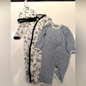 2 Magnetic Me pieces - Nightgown & Hat set and pajamas. Both size Newborn